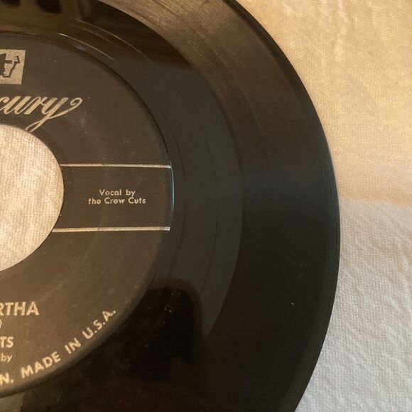 The Crew Cuts Angels In The Sky/Mostly Martha 45RPM Mercury Records 1955 - Picture 6 of 12